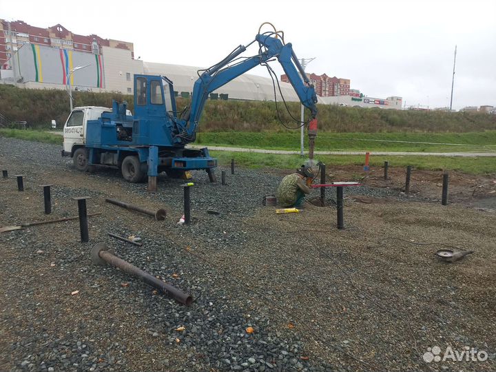 Сваи винтовые изготовление,монтаж