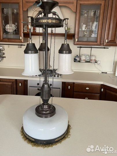 Люстра телескопическая антикварная модерн