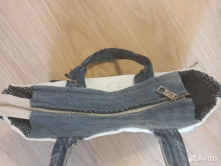 Сумка джинсовая