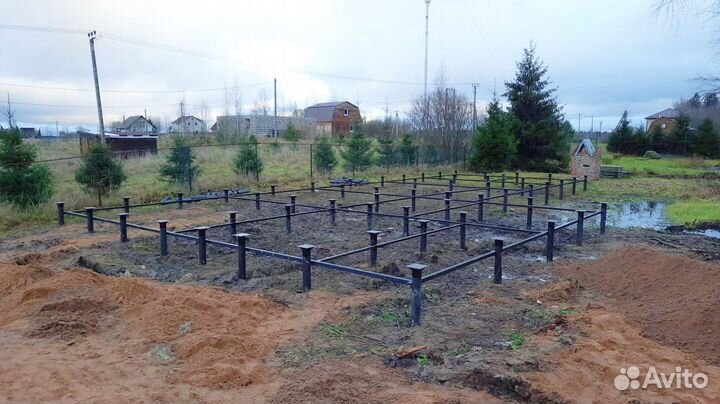 Винтовые сваи для дома