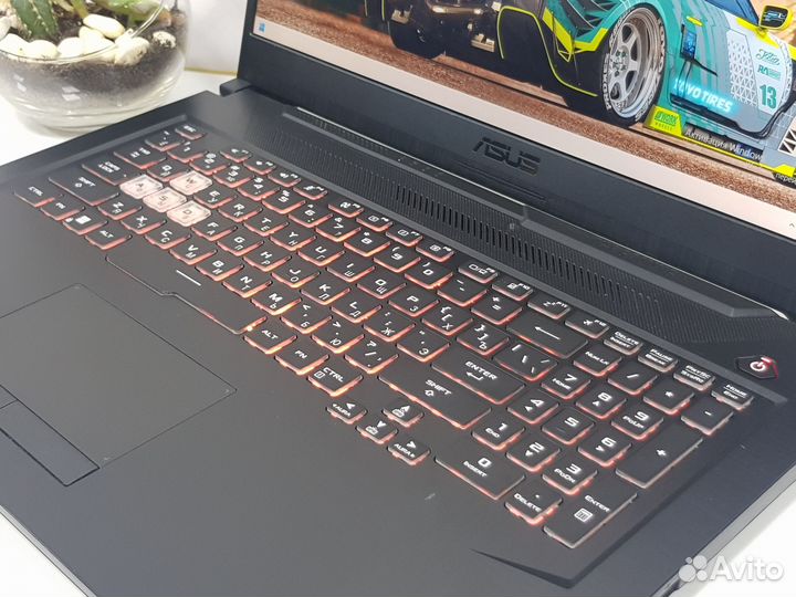 Игровой Ноутбук Asus i5, 16Gb GTX 1650 Ti 4Gb 17.3