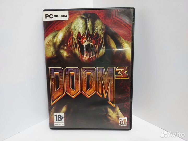 Компьютерная игра Doom 3 CD диск
