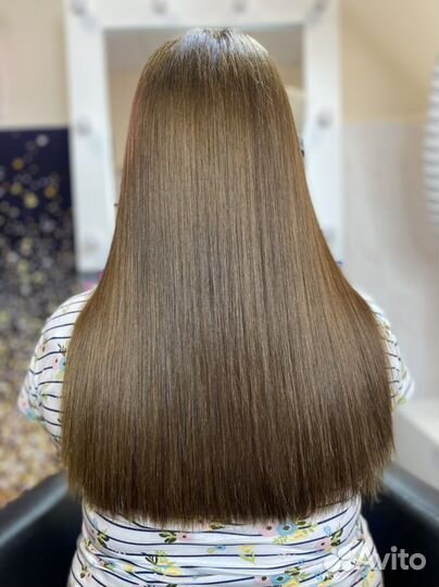 Кератиновое выпрямление волос/Ботокс