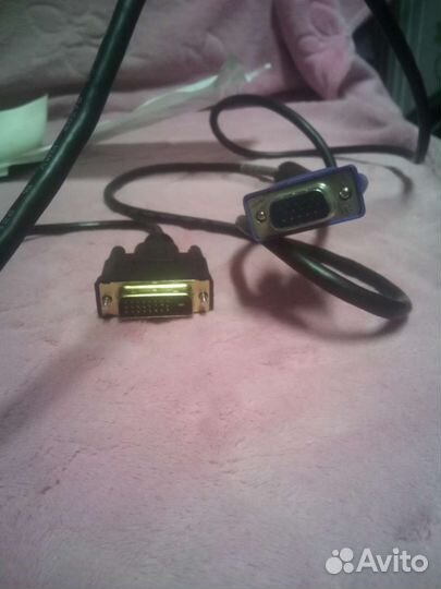 Кабель dvi-d vga