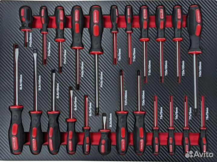 Тележка инструментальная 7 ящиков, 334 предмета