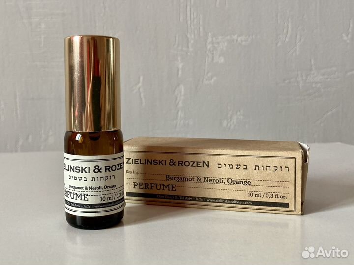 Духи Zielinski&Rozen bergamot,neroli,orange, 10 мл