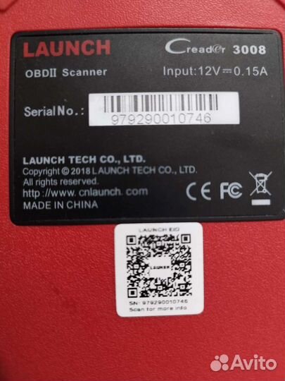 Автосканер creader 3008