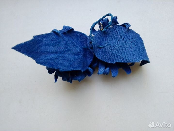Бутоньерка (брошь) текстиль винтаж ссср, 70-е гг