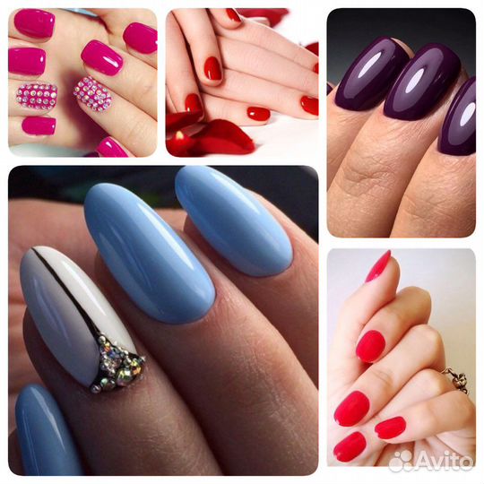 Гель лак, наращивание, моделирование