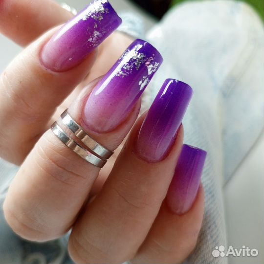 Наращивание ногтей, маникюр, покрытие гель-лак