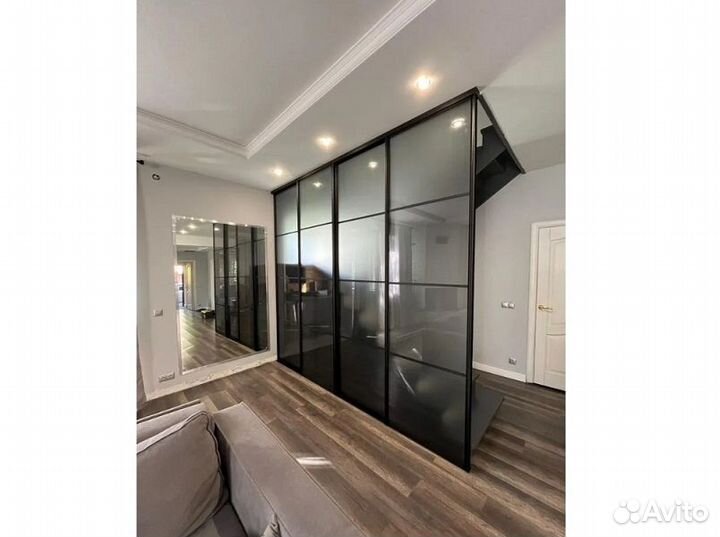 Раздвижная перегородка на заказ