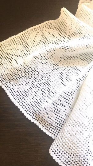 Скатерть вязанная