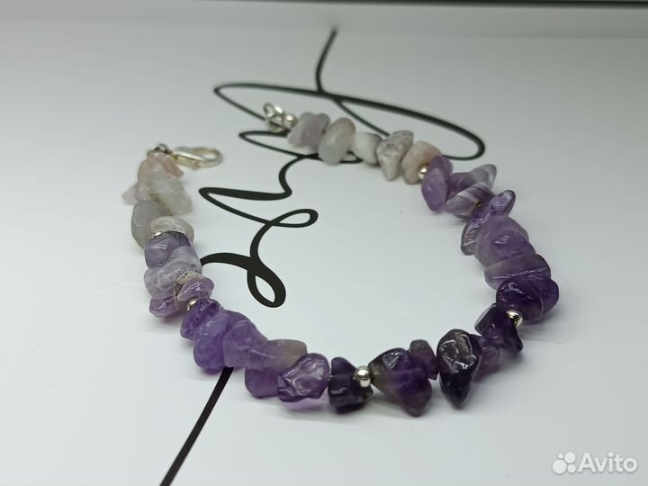 Колье из натуральных камней