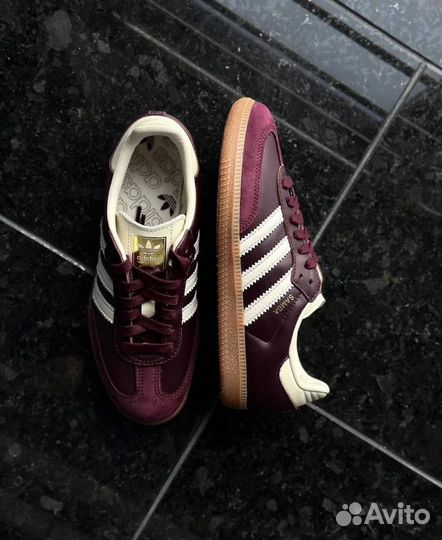 Adidas samba OG Maroon оригинал