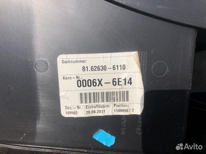 81626306110 Обшивка двери правая Man Tgx