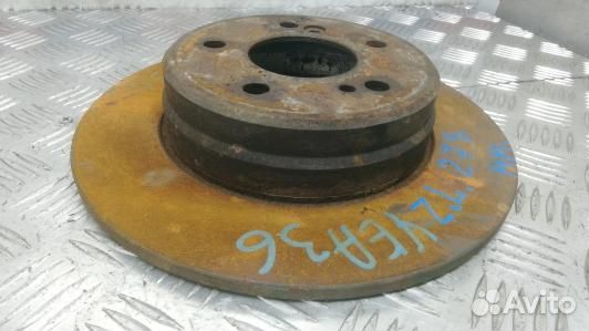 Диск тормозной задний mercedes benz C-class W203