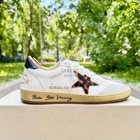 Кеды golden goose "Ball star" лео звезда