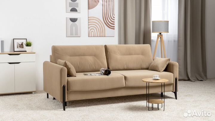 Прямой раскладной диван