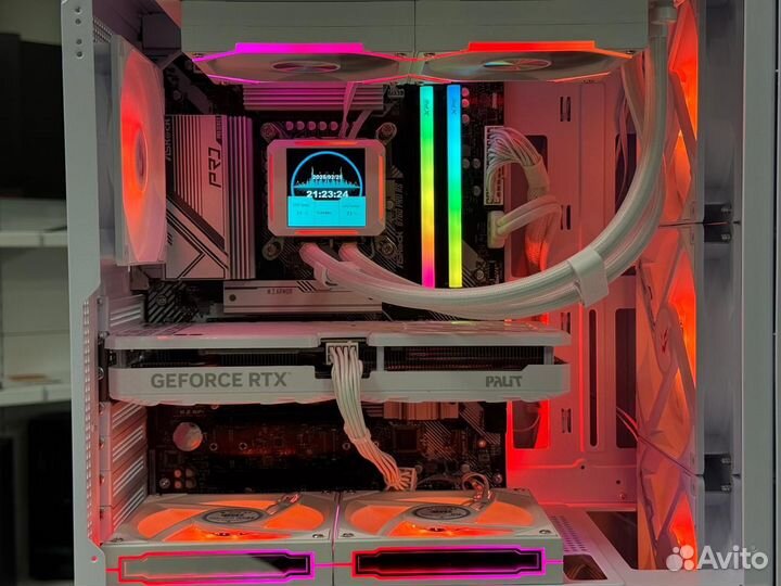 Новый игровой пк i5-14600KF RTX4060 ti Palit