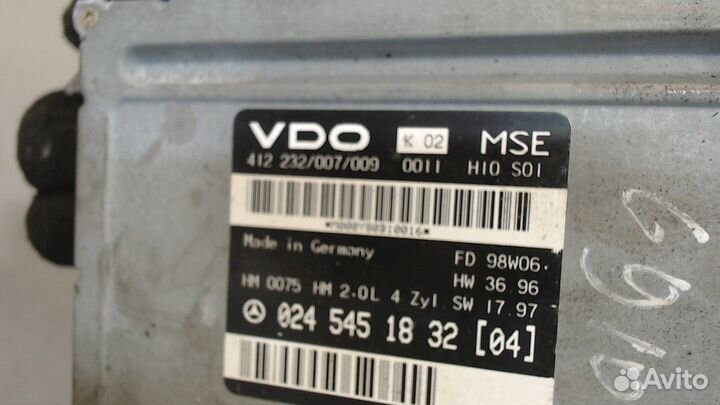 Блок управления двигателем Mercedes E W210, 1998