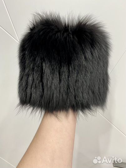 Шапка натуральный мех женская