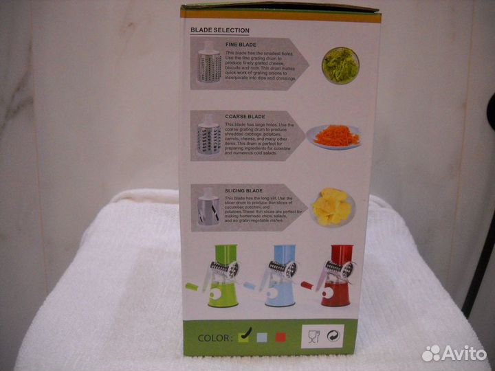 Новая овощерезка ручная tabletop drum grater