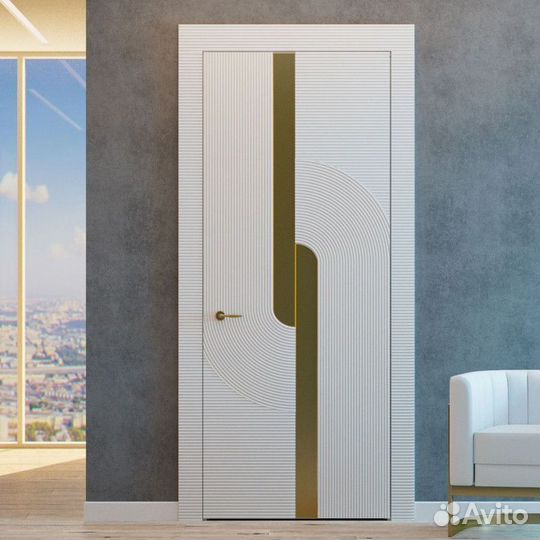 Двери скрытого монтажа экошпон