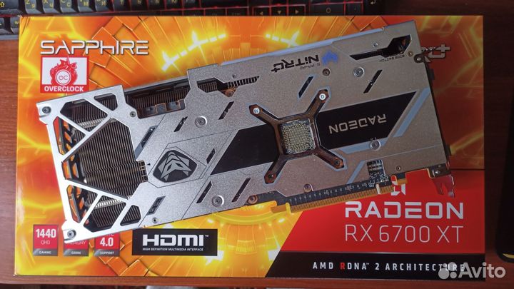 Видеокарта AMD Radeon RX6700 XT Sapphire Nitro Plu