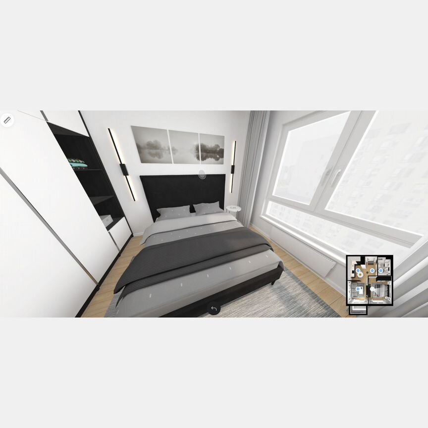 1-к. квартира, 35,1 м², 5/15 эт.
