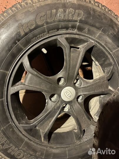 Зимние колеса киа спортаж kia sportage 215 70 16