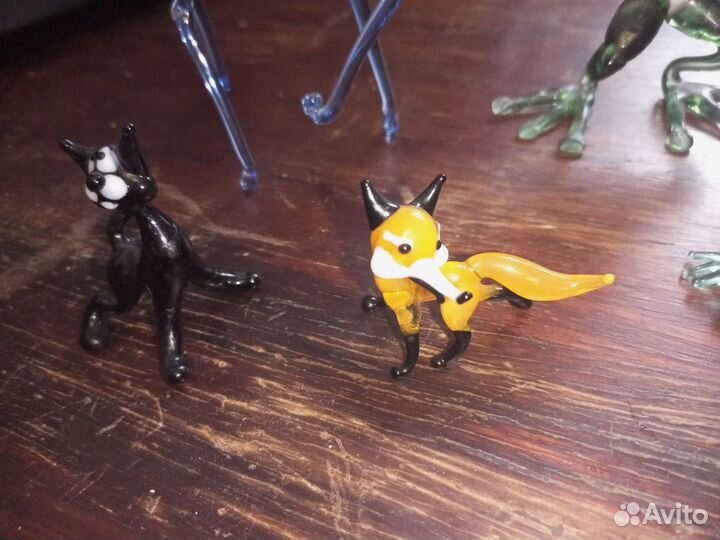 Фигурки из стекла(хрусталя)