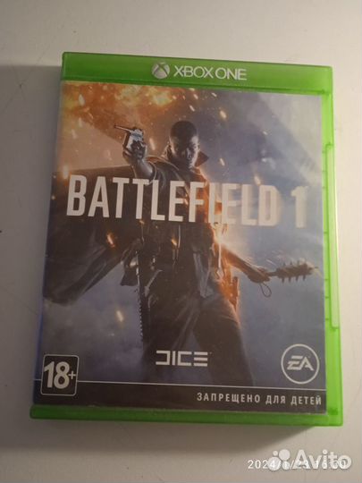 Диск Xbox one battlefield 1