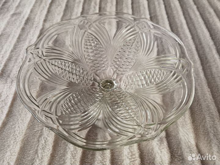 Ваза для фруктов на ножке СССР