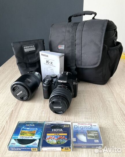 Зеркальный фотоаппарат Pentax K-x