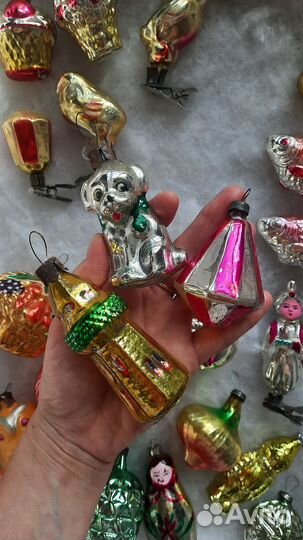 Елочные игрушки СССР