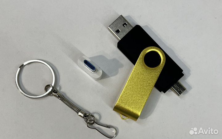 Флешка двухсторонняя USB 64 Gb