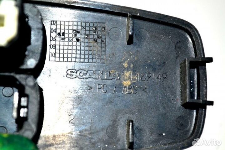 Переключатель стеклоподъемника левый scania R-seri