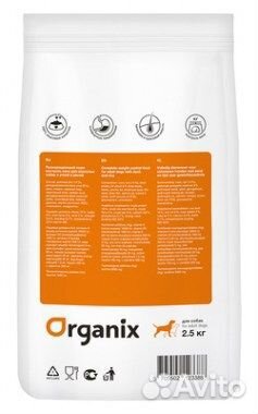 Корм Organix Утка рис для всех пород