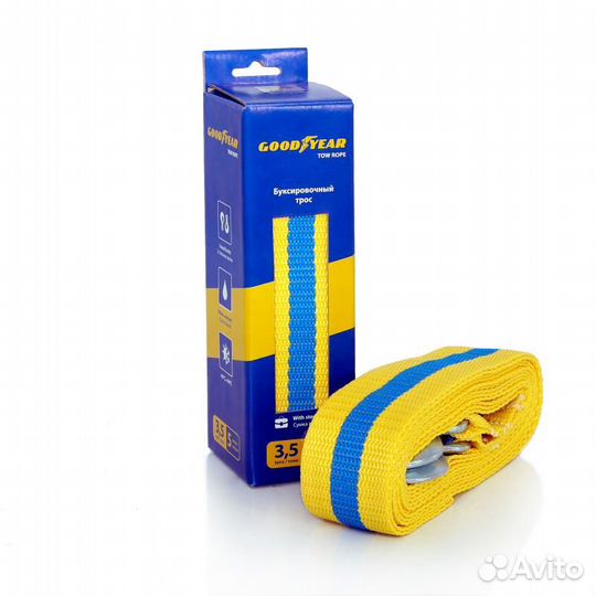Трос буксировочный goodyear 3,5 тонны