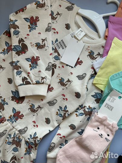Одежда пакетом для девочки 98 104 hm