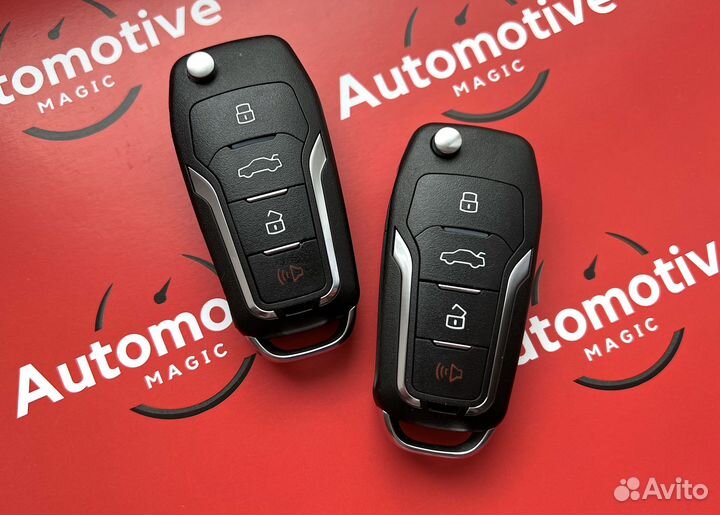 Ключ Ford C-Max S-Max Kuga Galaxy с привязкой