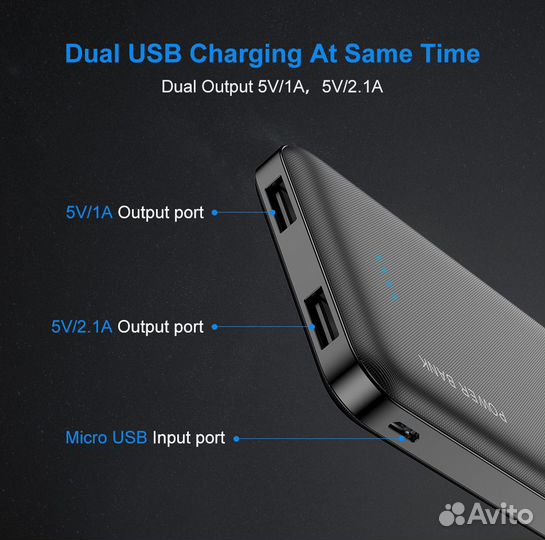 Повербанк 10000 мАч floveme