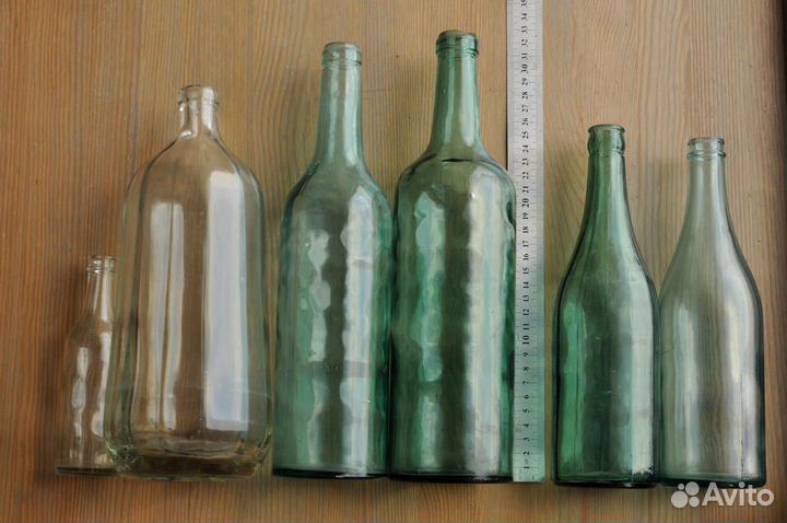 Бутылки для вина, самогона, СССР, бутыль четверть