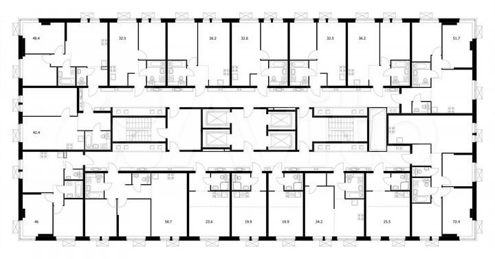 1-к. квартира, 32,5 м², 29/33 эт.