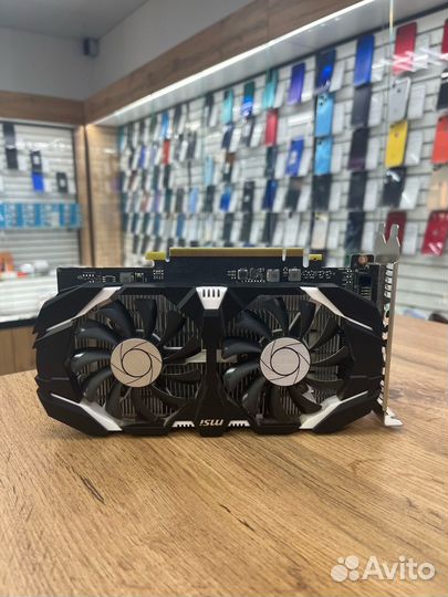 Видеокарта 2Gb GeForce 1050 GTX (MSI GTX 1050 2GT