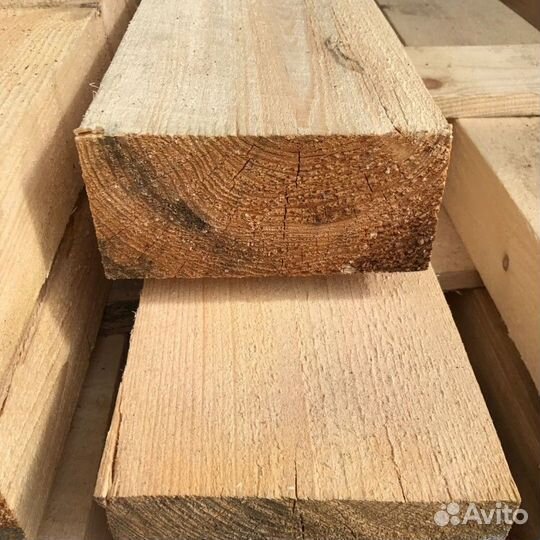 Брус обрезой естественной влажности хвоя 2 сорт