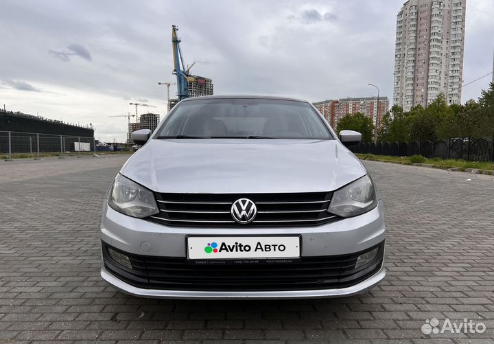 Volkswagen Polo 1.6 AT, 2016, 78 500 км