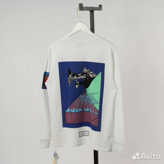 Cav empt свитшот Blue back на руках (Арт.44723)