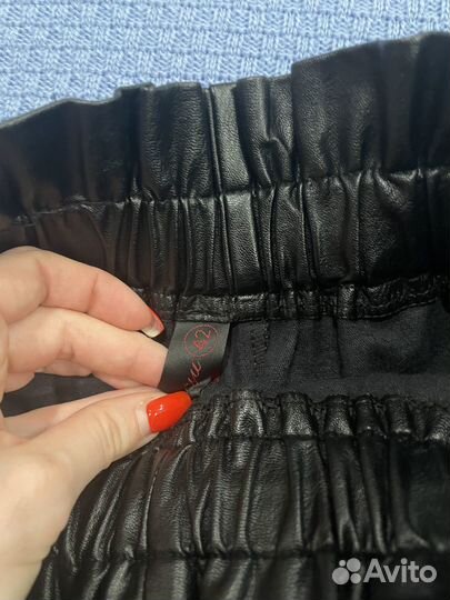 Шорты женские кожаные