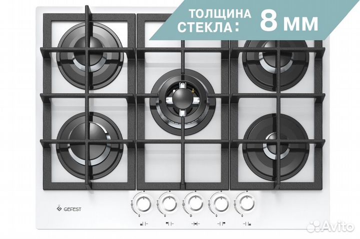 Варочная панель газовая gefest пвг 2342 K12